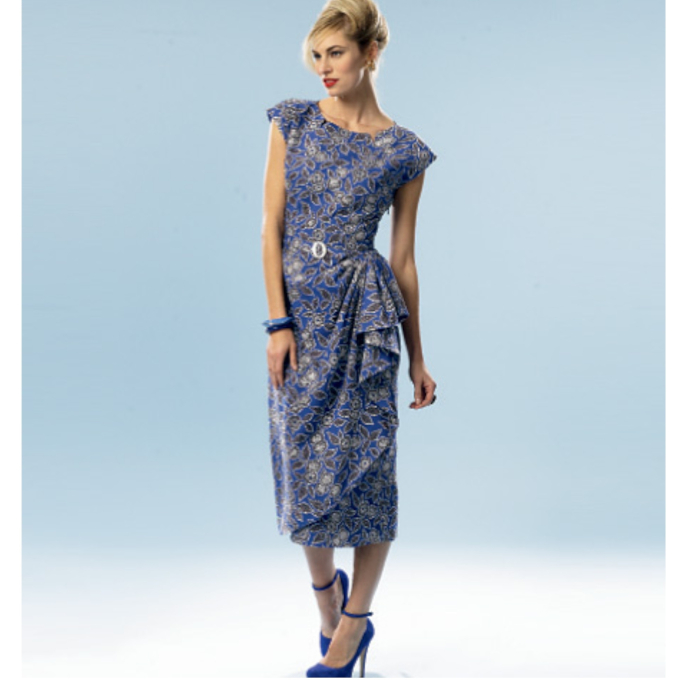 Patron Butterick 5880 robe rétro, taille 40-48, en français