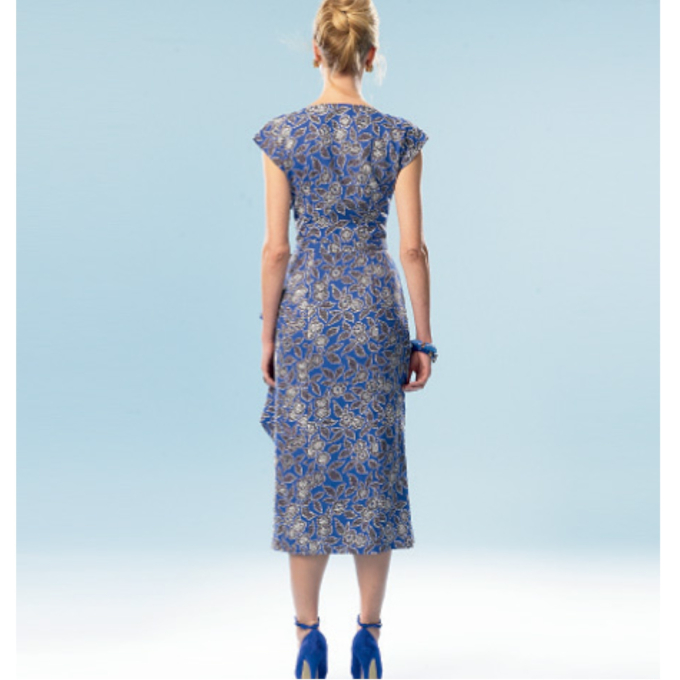 Patron Butterick 5880 robe rétro, taille 40-48, en français
