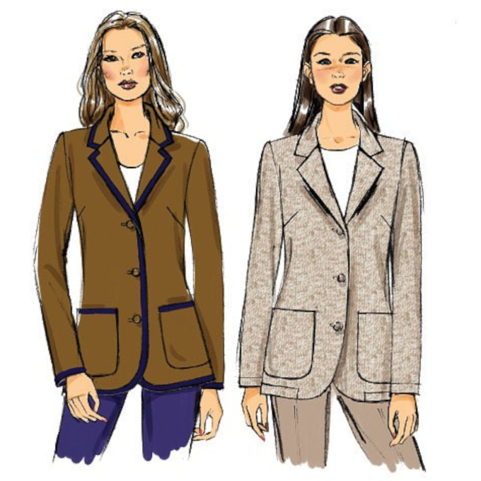 Schnittmuster Butterick 5926 Blazer, Gr. 34-42