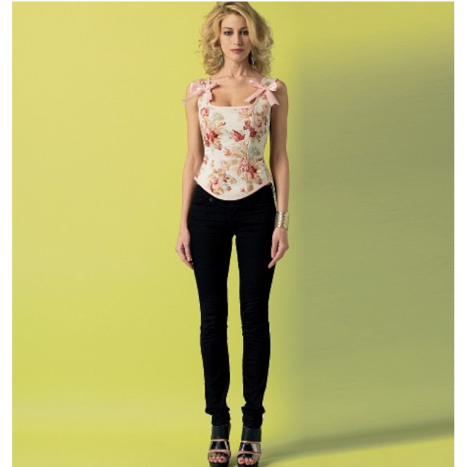Naaipatroon Butterick 5935 historisch korset, maat 30-38, Dui/En/Fr