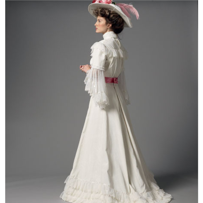 Patron Butterick 5970 robe historique, taille 34-42, en français