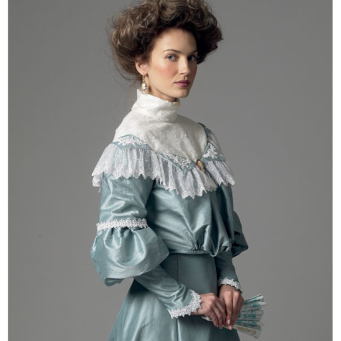 Patron Butterick 5970 robe historique, taille 34-42, en français