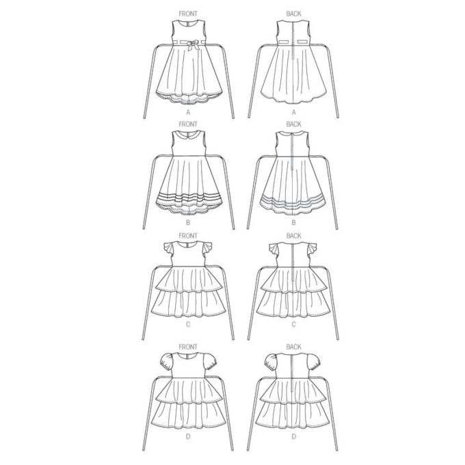 Patron Butterick 6013 combinaison robe, taille 122-134, en français