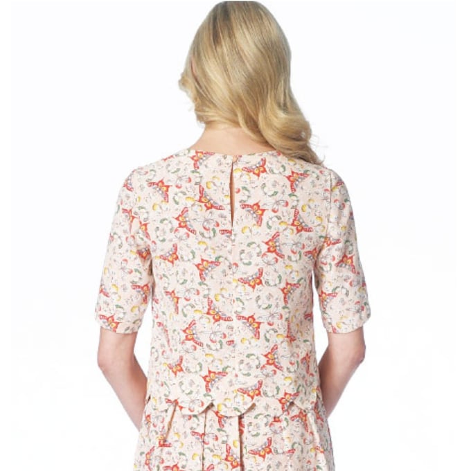 Naaipatroon Butterick 6175 shirt, maat 40-48, Dui/En/Fr