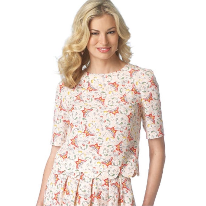 Naaipatroon Butterick 6175 shirt, maat 40-48, Dui/En/Fr