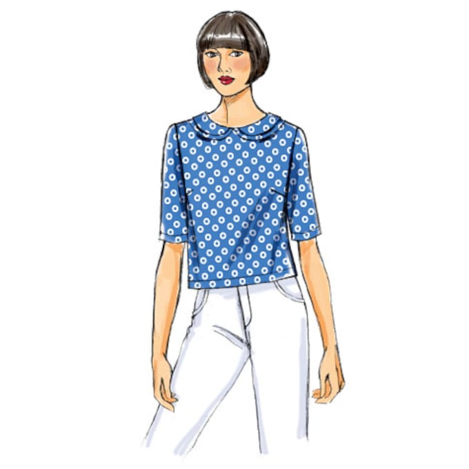 Naaipatroon Butterick 6175 shirt, maat 40-48, Dui/En/Fr