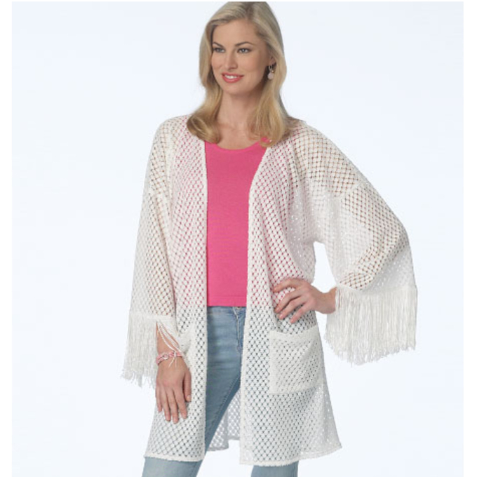 Naaipatroon Butterick 6176 kimono, maat 32-40, Dui/En
