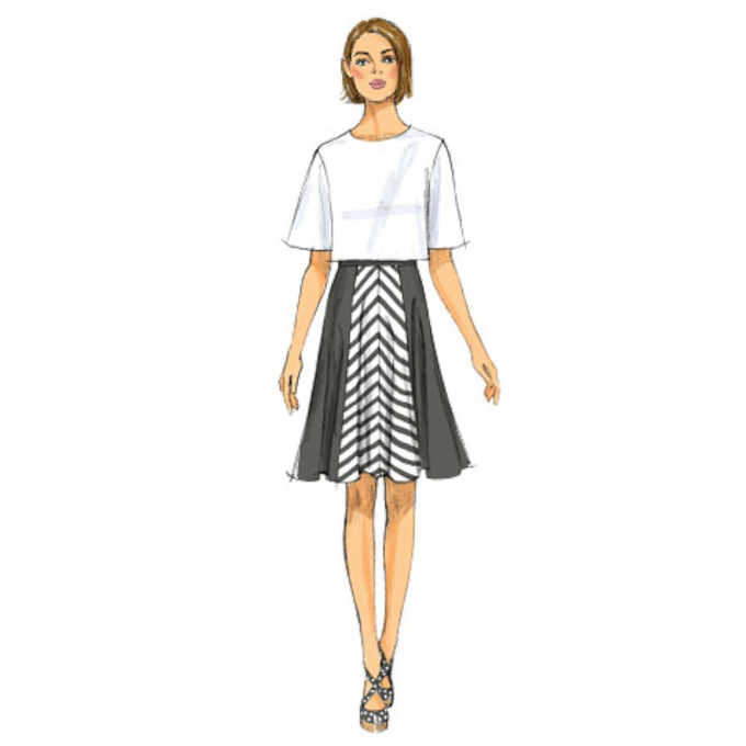 Naaipatroon Butterick 6179 Broek en rok, maat 32-40, Dui/En/Fr