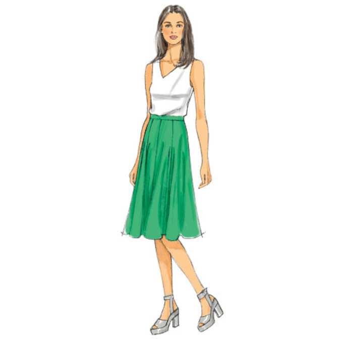 Naaipatroon Butterick 6179 Broek en rok, maat 32-40, Dui/En/Fr
