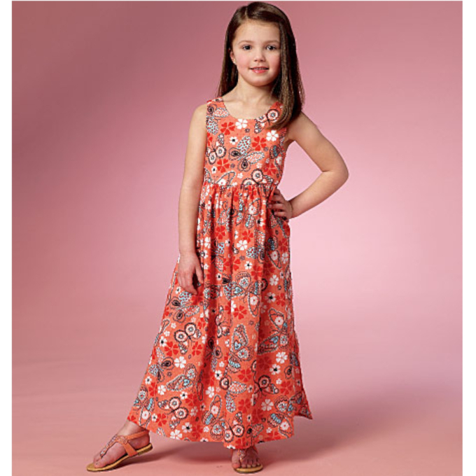 Patron Butterick 6202 robe enfant, taille 92-116, en français