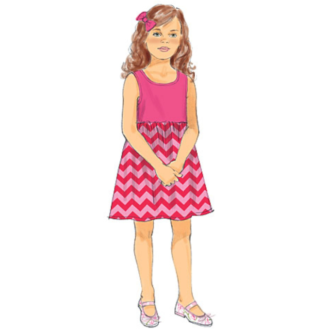 Patron Butterick 6202 combinaison robe, taille 122-134, en français