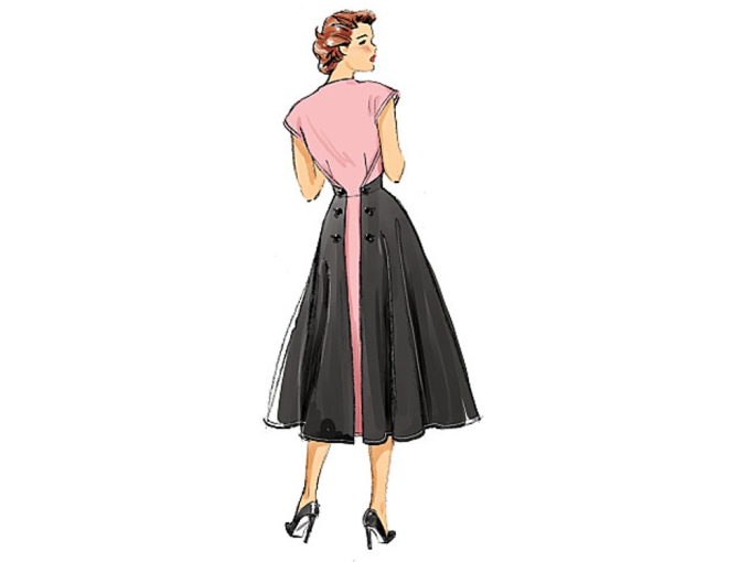 Patron Butterick 6212 robe, en français