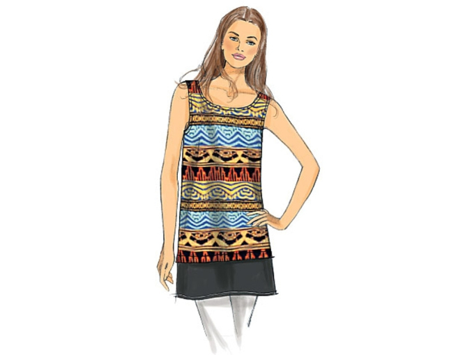 Schnittmuster Butterick 6214 Damentop, Gr. 32-40