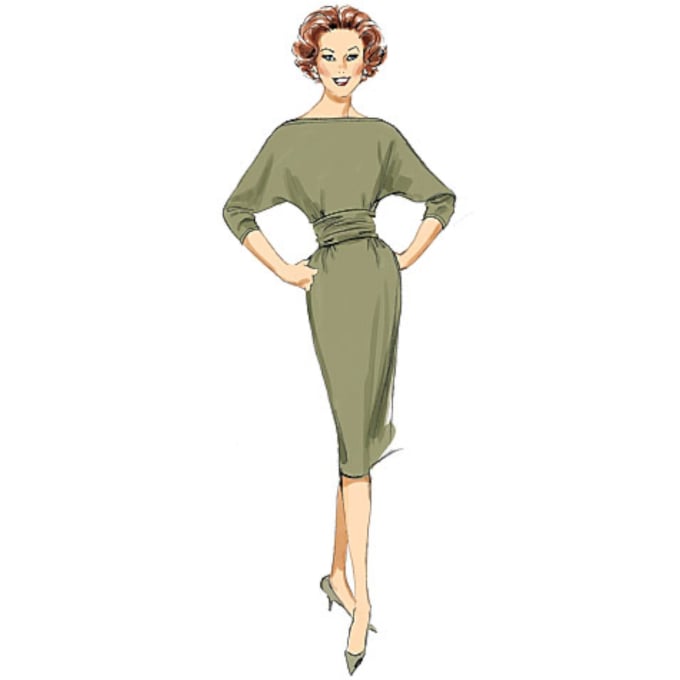 Patron Butterick 6242 robe, taille 32-40, en français