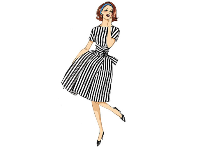 Patron Butterick 6318 robe, en français