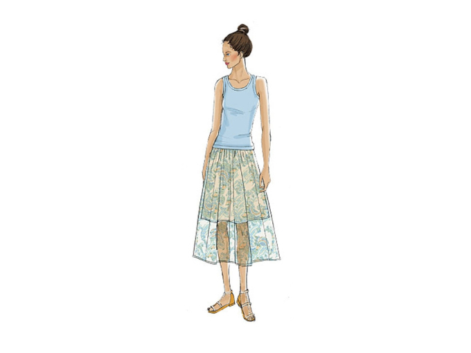 Patron Butterick 6326 jupe, en français