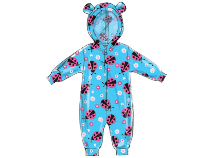 Patron Butterick 6372 combinaison bébé, en français