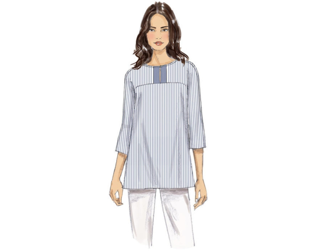 Pattern Butterick 6416 Misses' Tunic, Dui/En/Fr