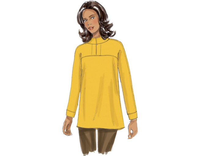 Pattern Butterick 6416 Misses' Tunic, Dui/En/Fr