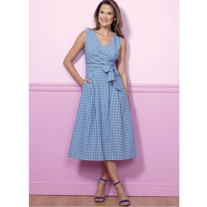 Patron Butterick 6446 robe, taille 40-48, en français
