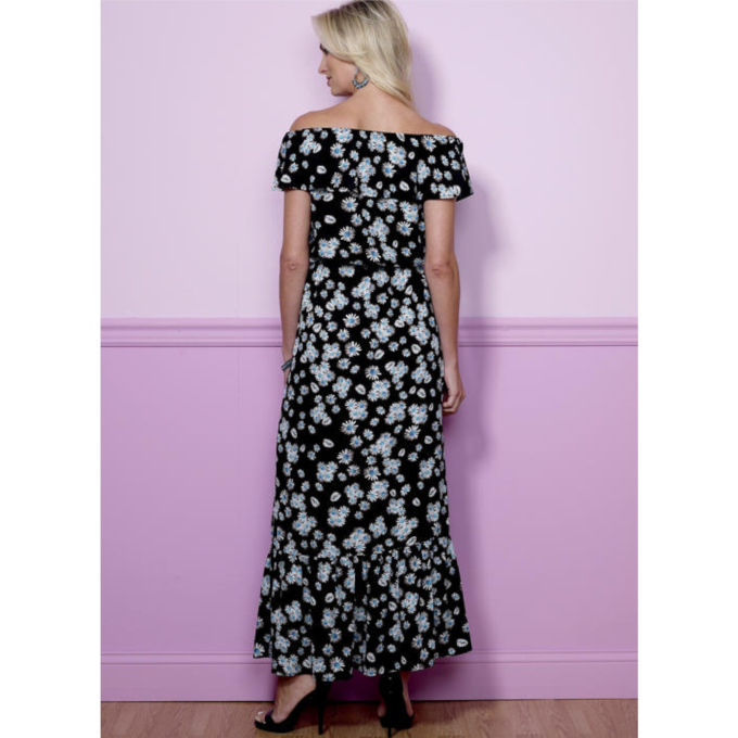 Patron Butterick 6451 robe, taille 42-52, en français
