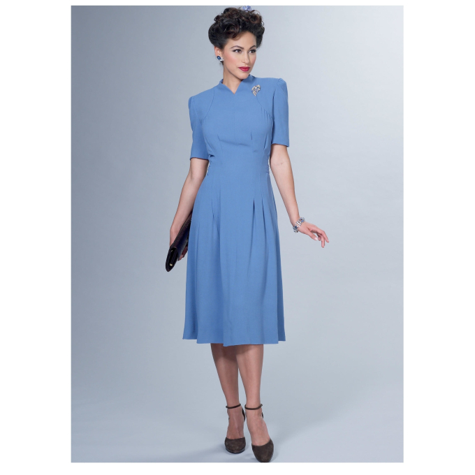 Patron Butterick 6485 robe, taille 40-48, en français