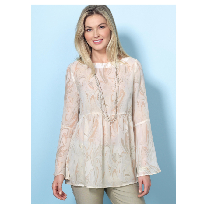 Naaipatroon Butterick 6486 shirt, maat 32-40, Dui/En/Fr