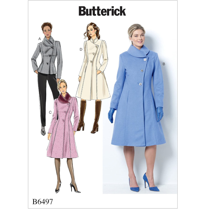 Patron Butterick 6497 veste, taille 34-42, en français