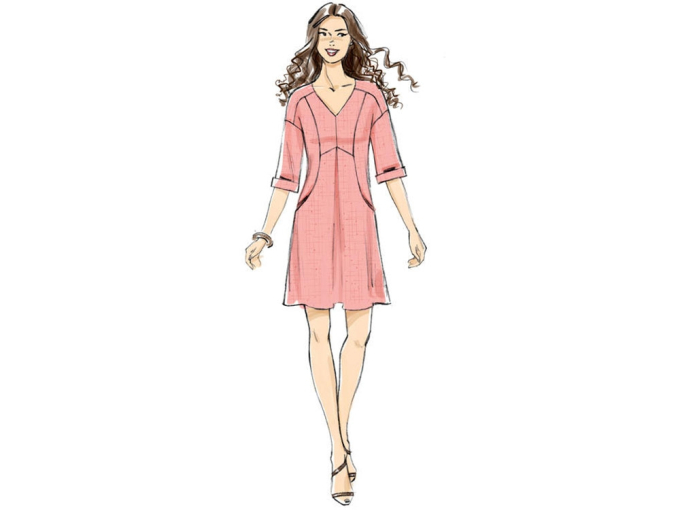 Patron Butterick 6567 robe, en français