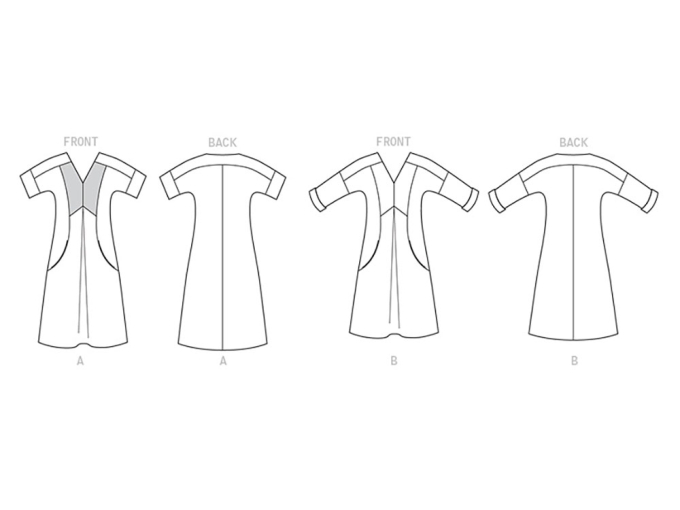 Patron Butterick 6567 robe, en français