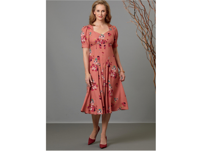 Patron Butterick 6586 robe, en français