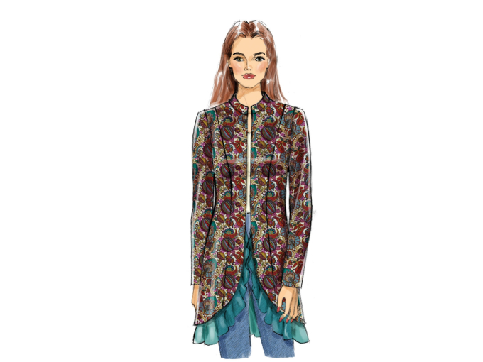 Patron Butterick 6602 veste, en français