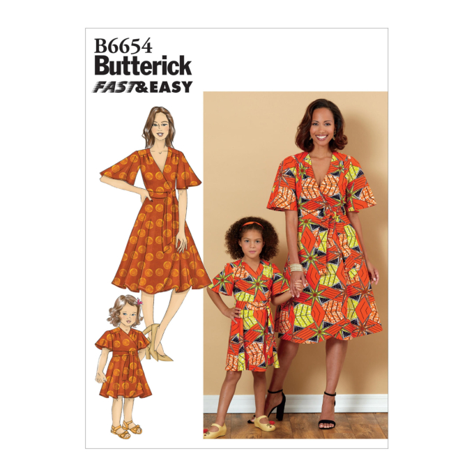 Patron Butterick 6654 robe, en français