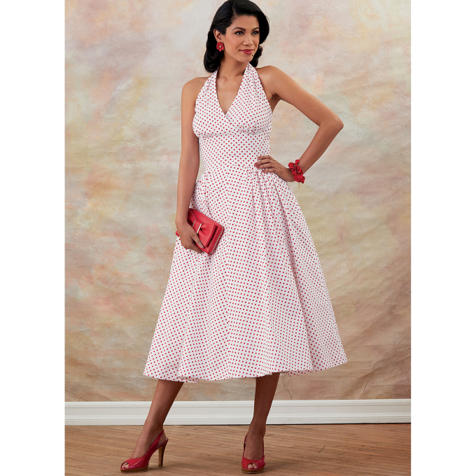Patron Butterick 6682 robe, taille 40 - 48, en français