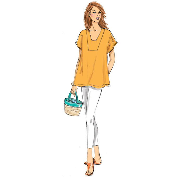 Naaipatroon Butterick 6683 tuniek, maat 32 - 40, Dui/En/Fr