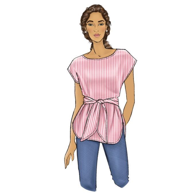 Naaipatroon Butterick 6685 blouse, maat 32 - 40, Dui/En/Fr