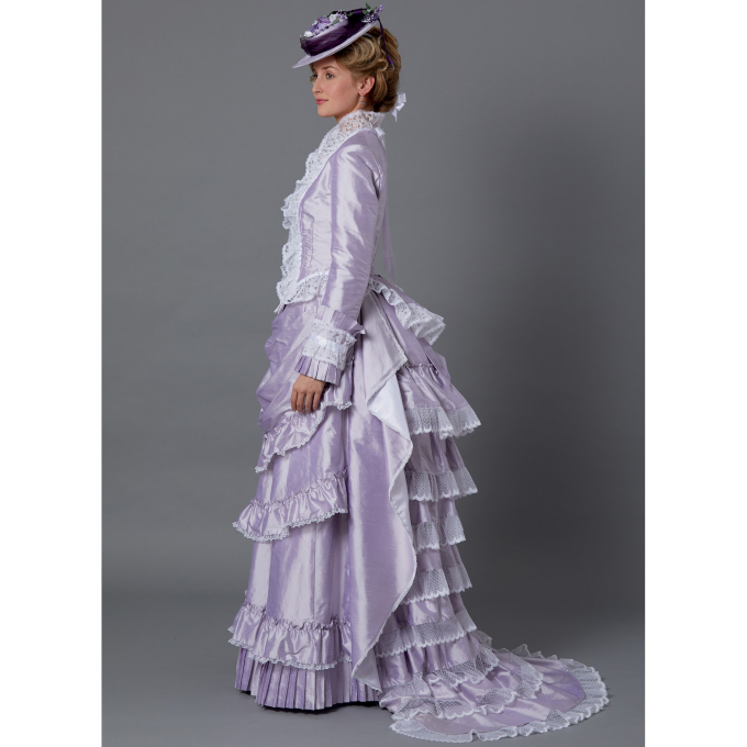 Patron Butterick 6692 robe historique, taille 32 - 40, en français