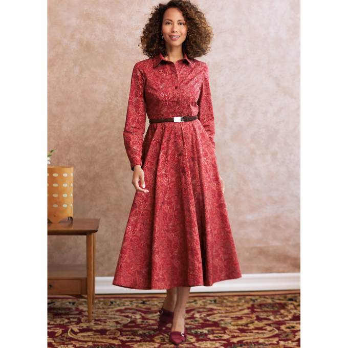 Patron Butterick 6702 robe, taille 32-40, en français