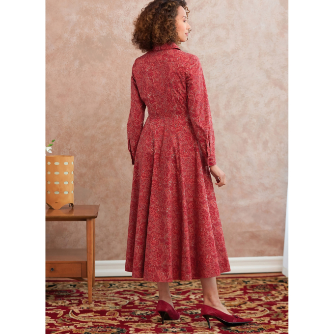 Patron Butterick 6702 robe, taille 40-48, en français
