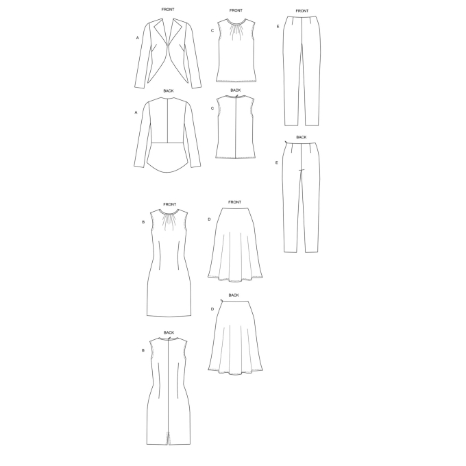 Patron Butterick 6718 combinaison , taille 32-40, en français