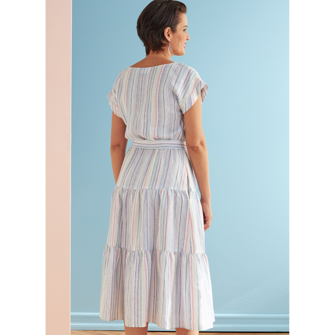 Patron Butterick 6722 robe, taille 40-48, en français
