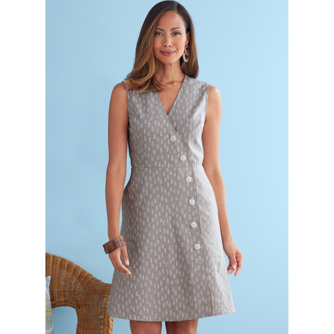 Patron Butterick 6727 robe, taille 40-48, en français
