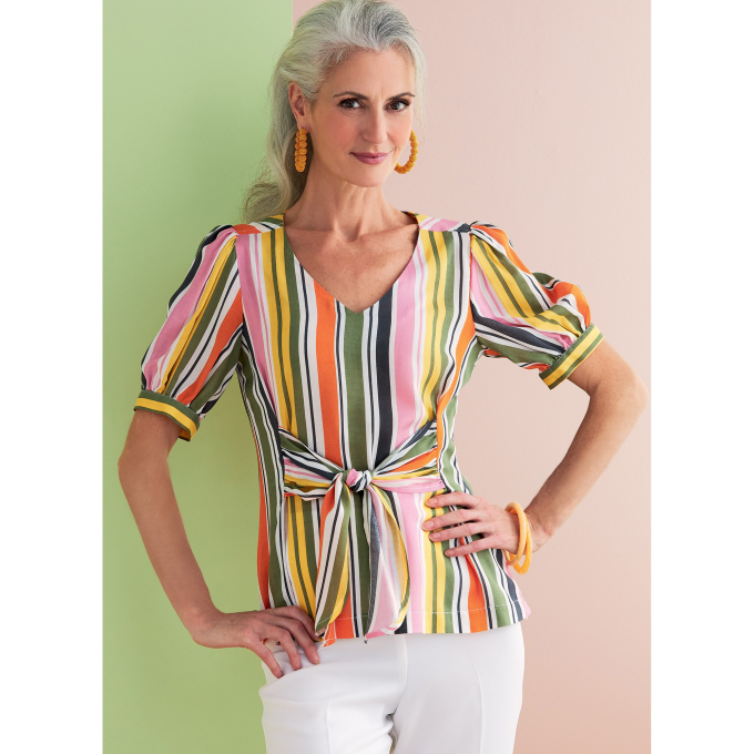 Patron Butterick 6731 blouse, taille 32-40, en français