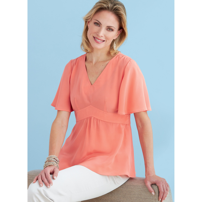 Patron Butterick 6732 blouse, taille 32-40, en français