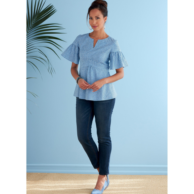 Patron Butterick 6732 blouse, taille  40-48, en français