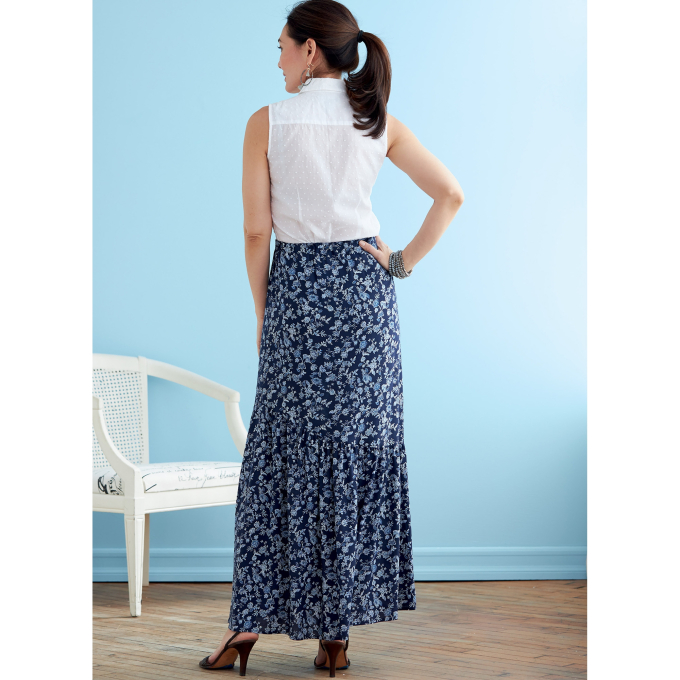 Patron Butterick 6736 jupe , taille 32-40, en français