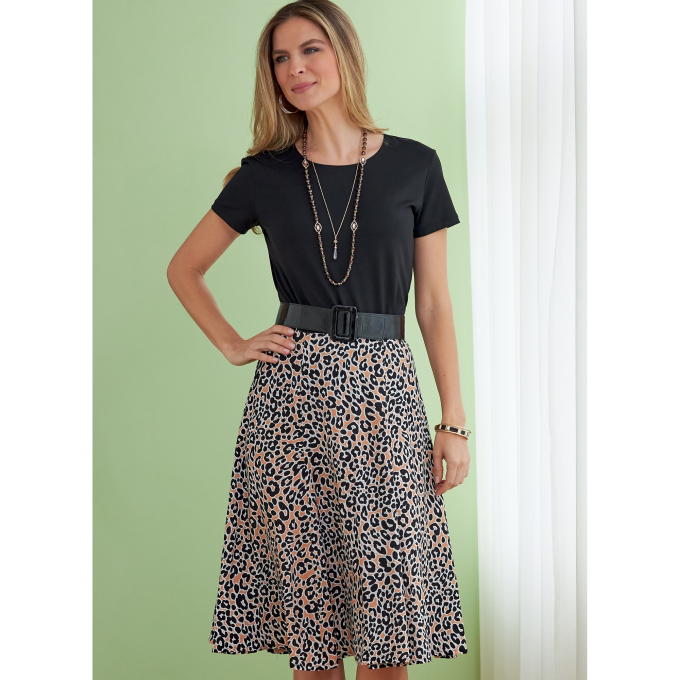 Patron Butterick 6743 jupe , taille 32-40, en français