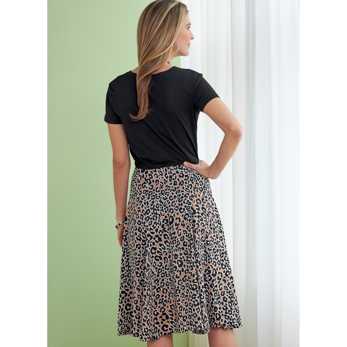 Patron Butterick 6743 jupe , taille 32-40, en français