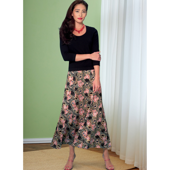 Patron Butterick 6743 jupe , taille 32-40, en français