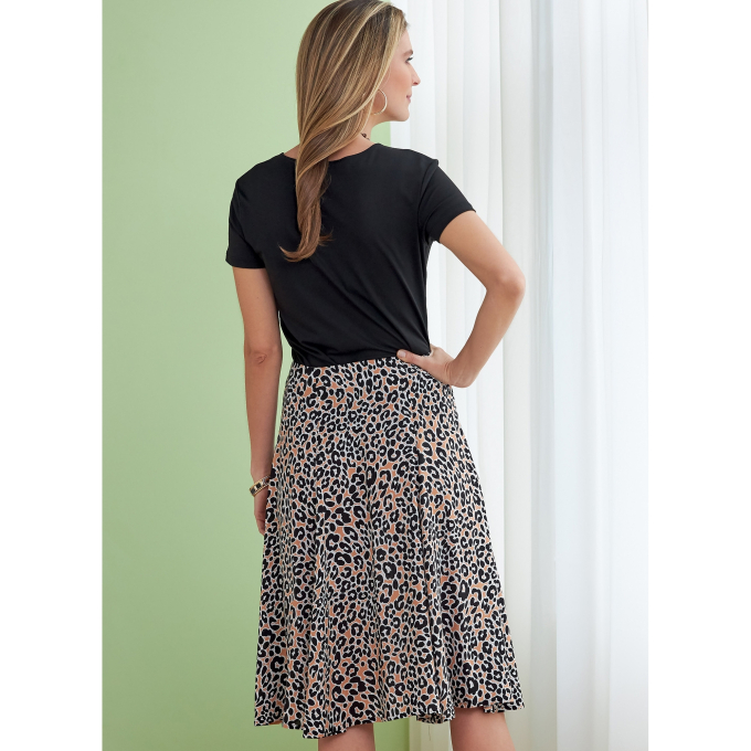 Patron Butterick 6743 jupe , taille 42-50, en français